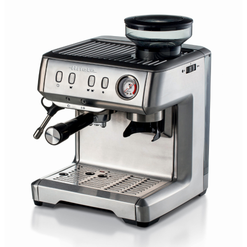 ARIETE 1313 Μηχανή Espresso με Μύλο Άλεσης Silver