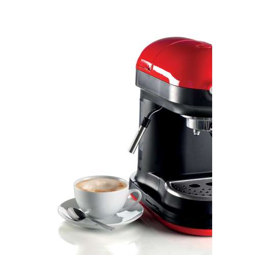 ARIETE 1318/00 Μηχανή Espresso με Μύλο Άλεσης Moderna Red