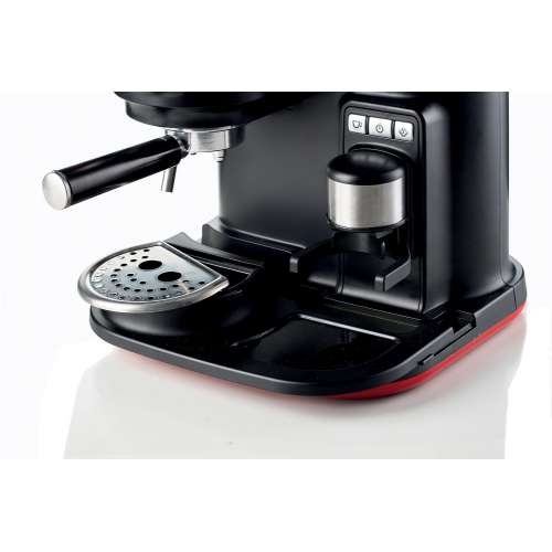 ARIETE 1318/00 Μηχανή Espresso με Μύλο Άλεσης Moderna Red