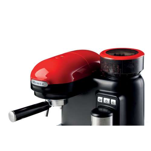 ARIETE 1318/00 Μηχανή Espresso με Μύλο Άλεσης Moderna Red