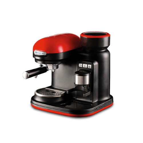 ARIETE 1318/00 Μηχανή Espresso με Μύλο Άλεσης Moderna Red