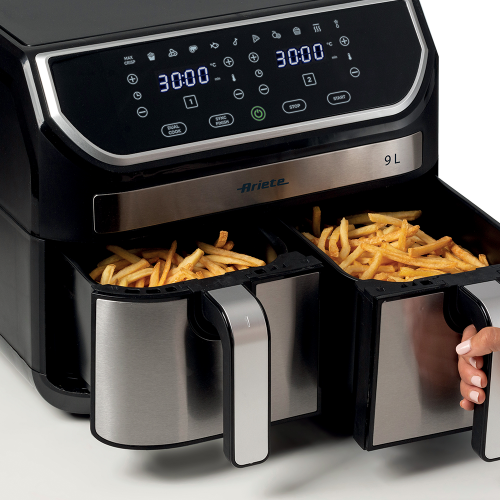 ARIETE 4625 Air Fryer Φριτέζα Αέρος 9L Dual Metal