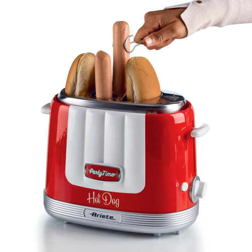 ARIETE 0206/0 Συσκευή για Hot Dog Party Time Red