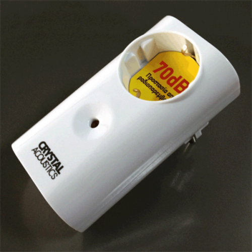 CRYSTAL AUDIO CPW1-1300-70 Λευκό Μονόπριζο Προστασίας 1300j/70db