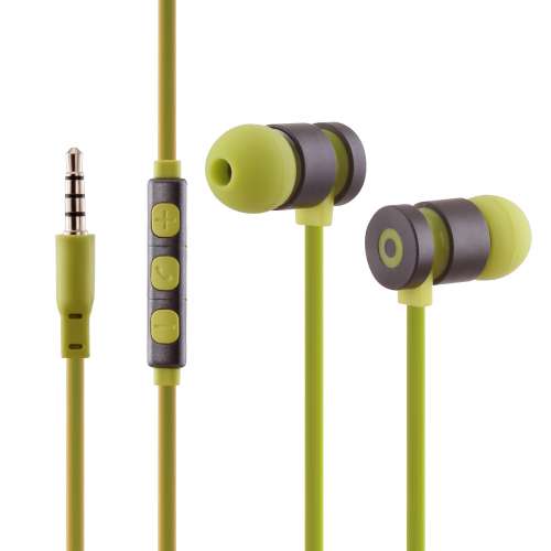 CRYSTAL AUDIO IE-01-YG YELLOW-GREY IN-EAR EARPHONES