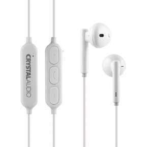 CRYSTAL AUDIO BIE-02-W BLUETOOTH WHITE IN-EAR EARPHONES