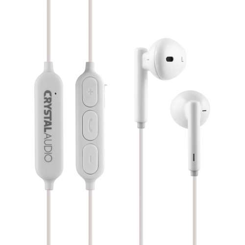 CRYSTAL AUDIO BIE-02-W BLUETOOTH WHITE IN-EAR EARPHONES