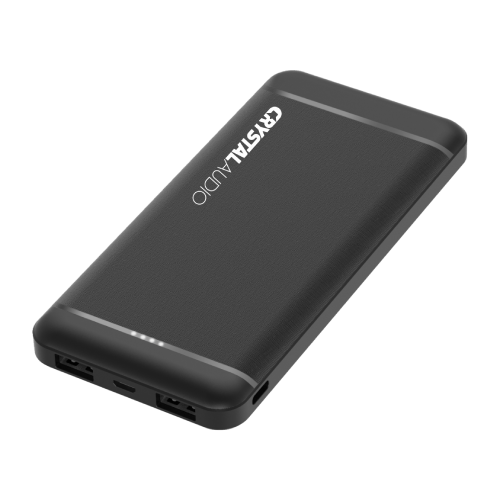 CRYSTAL AUDIO PBK3K POWER BANK 10K mAh DUAL BLACK