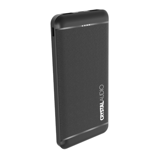 CRYSTAL AUDIO PBK3K POWER BANK 10K mAh DUAL BLACK