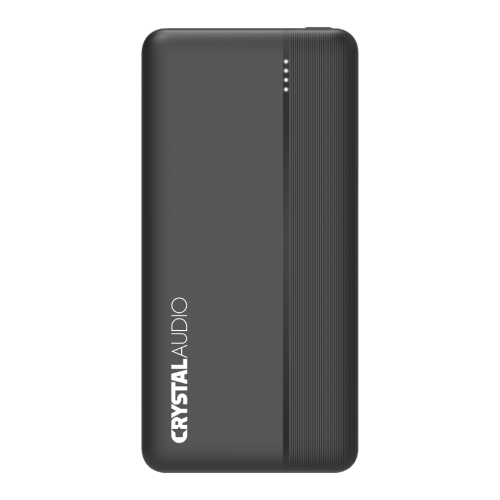 CRYSTAL AUDIO PBK4K POWER BANK 10K mAh PD DUAL BLACK