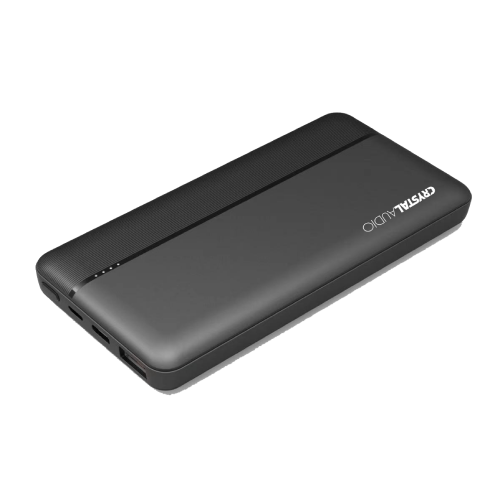 CRYSTAL AUDIO PBK4K POWER BANK 10K mAh PD DUAL BLACK