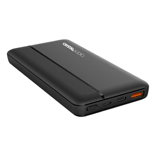 CRYSTAL AUDIO PBK4K POWER BANK 10K mAh PD DUAL BLACK