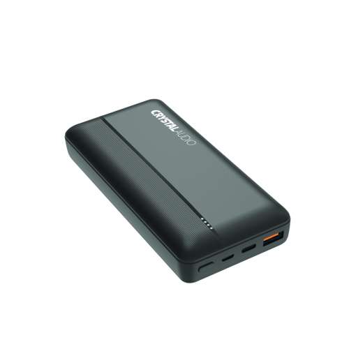 CRYSTAL AUDIO PBK5K POWER BANK 20K mAh PD DUAL BLACK