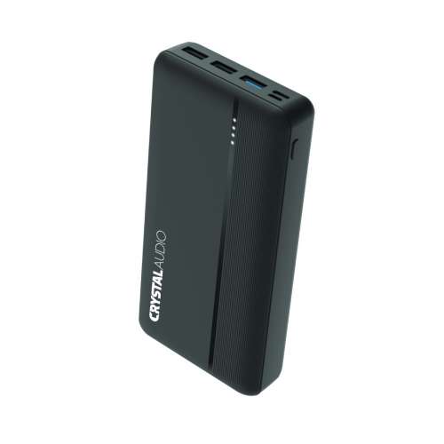 CRYSTAL AUDIO PBK6K POWER BANK 30K mAh PD DUAL BLACK