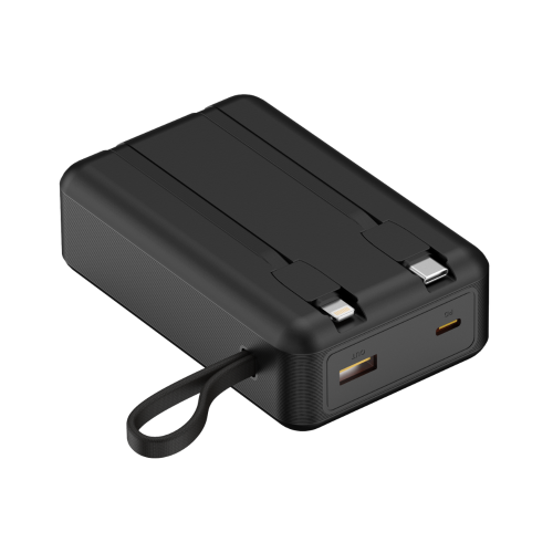 CRYSTAL AUDIO PBK9 Power Bank 20000 mAh PD Dual LCD+Cable Μαύρο