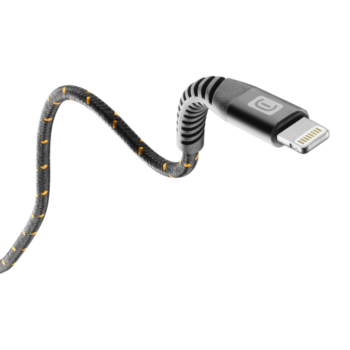 CELLULAR LINE 312687 USB Extreme Καλώδιο Συγχρονισμού και Φόρτισης Apple Lightning (90cm) Μαύρο