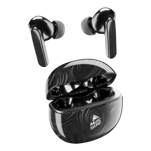 CELLULAR LINE 435119 Music Sound Fantasy Bluetooth Ακουστικά TWS με Θήκη Φόρτισης Μαύρα