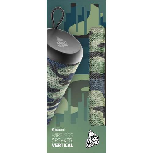 CELLULAR LINE 423970 Music Sound Vertical Φορητό Ηχείο Bluetooth Χακί Camouflage