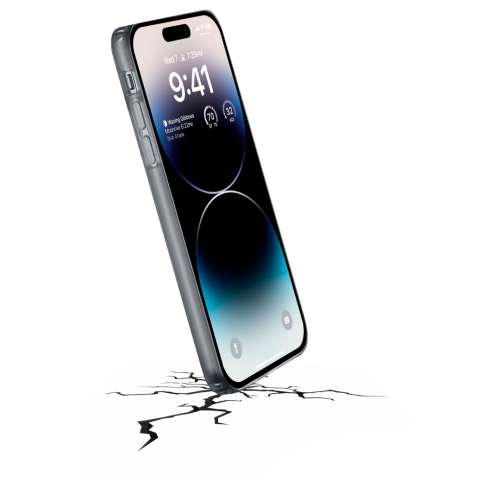 CELLULAR LINE 446405 Clear Duo Θήκη Κινητού Σκληρής Σιλικόνης Back Cover για iPhone 14 Pro Διαφανής