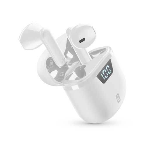 CELLULAR LINE 461491 Bluetooth Ακουστικά TWS Seek Pro με Θήκη Φόρτισης Λευκά
