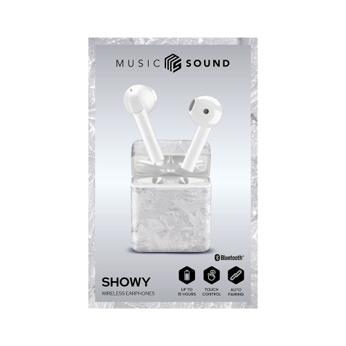CELLULAR LINE 449499 Music Sound Fantasy Bluetooth Ακουστικά TWS με Θήκη Φόρτισης Λευκά