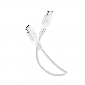 CELLULAR LINE Καλώδιο Συγχρονισμού και Φόρτισης Type-C (0,6m) Λευκό