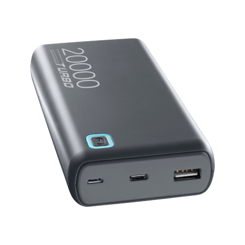 CELLULAR LINE 460876 Power Bank Essence 20000mAh 20W Μαύρο