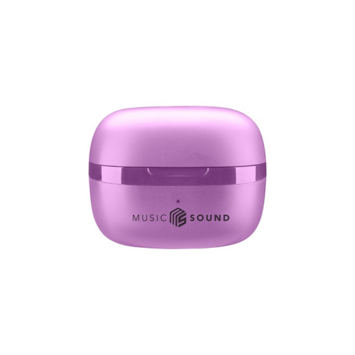 CELLULAR LINE 467936 Music Sound Flow Bluetooth Ακουστικά TWS με Θήκη Φόρτισης Βιολετί
