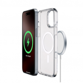 CELLULAR LINE 482847 Μαγνητική Θήκη Κινητού για Magsafe Φορτιστή iPhone 16 Pro Διαφανής