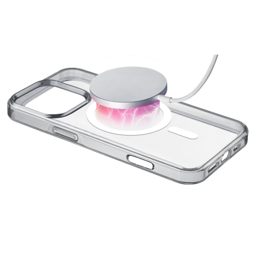 CELLULAR LINE 482823 Μαγνητική Θήκη Κινητού για Magsafe Φορτιστή iPhone 16 Pro Max Διαφανής