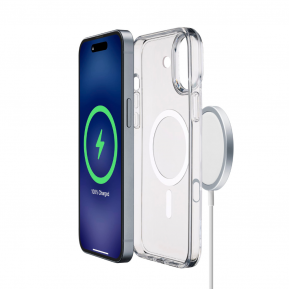 CELLULAR LINE 482700 Μαγνητική Θήκη Κινητού για Magsafe Φορτιστή iPhone 16 Διαφανής