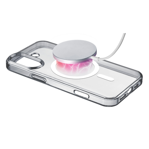 CELLULAR LINE 482700 Μαγνητική Θήκη Κινητού για Magsafe Φορτιστή iPhone 16 Διαφανής