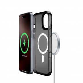 CELLULAR LINE 482830 Μαγνητική Θήκη Κινητού Magsafe Σκληρής Σιλικόνης για iPhone 16 Pro Max Μαύρη