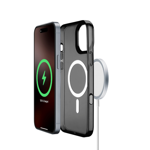 CELLULAR LINE 482854 Μαγνητική Θήκη Κινητού Magsafe Σκληρής Σιλικόνης για iPhone 16 Pro Μαύρη