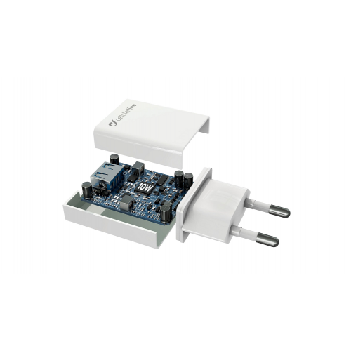 CELLULAR LINE 304026 Σετ Φορτιστής για Samsung με Θύρα USB-A και Καλώδιο microUSB 10W Λευκό