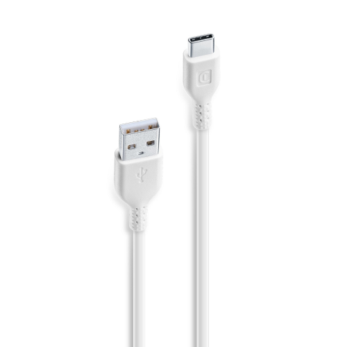 CELLULAR LINE 295706 USB Καλώδιο Συγχρονισμού και Φόρτισης Type-C (0,6m) Λευκό