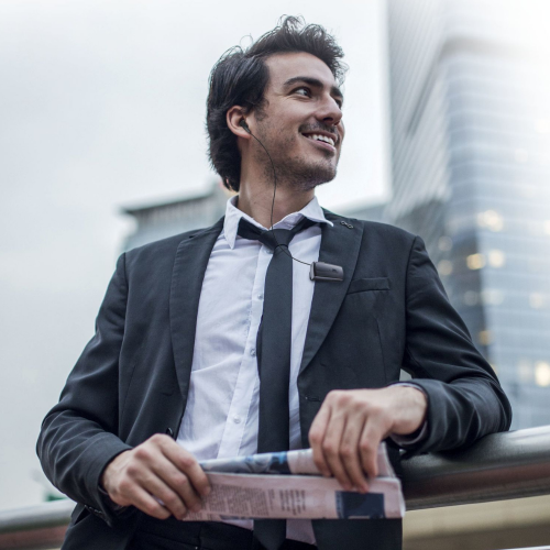 CELLULAR LINE 118043 Clip Bluetooth Ακουστικό Hands-Free Μαύρο