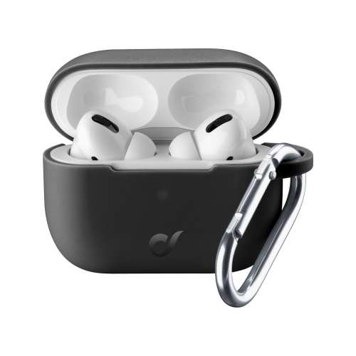 CELLULAR LINE 371769 Θήκη Σιλικόνης Bounce για AirPods Pro Μαύρη