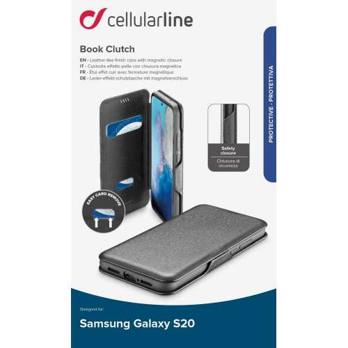 CELLULAR LINE 372841 Θήκη Κινητού Book για Samsung Galaxy S20 Μαύρη