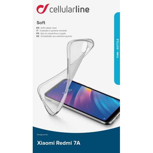 CELLULAR LINE 355646 Soft Θήκη Κινητού Σιλικόνης Back Cover για Xiaomi Redmi 7A Διαφανής