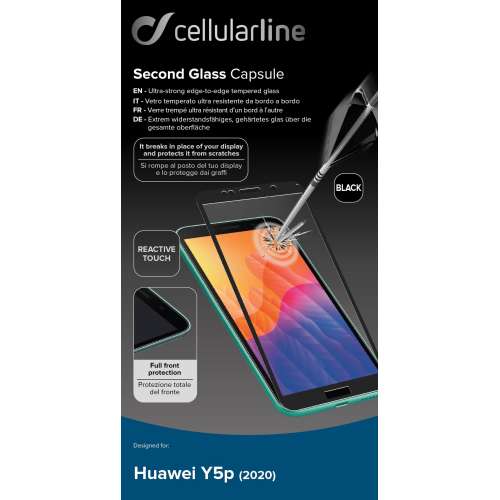 CELLULAR LINE 385438 AntiShock Γυαλί Προστασίας Οθόνης για Huawei Y5P