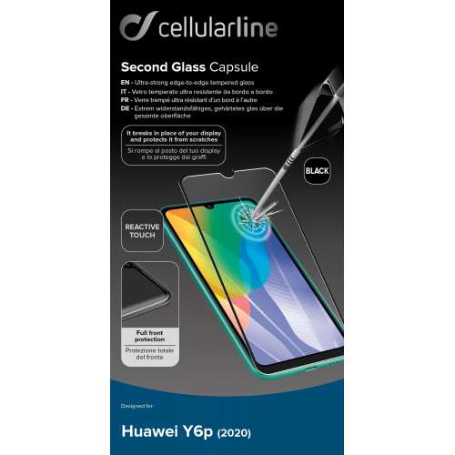 CELLULAR LINE 385414 AntiShock Γυαλί Προστασίας Οθόνης για Huawei Y6P