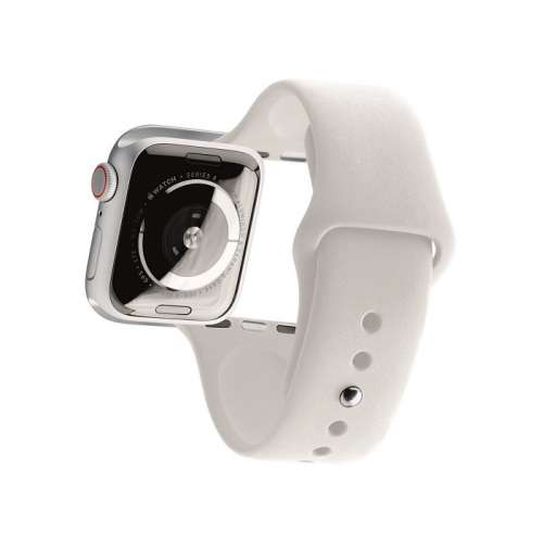 CELLULAR LINE 383076 Urban Λουράκι από Σιλικόνη για Apple Watch Λευκό 42/44mm