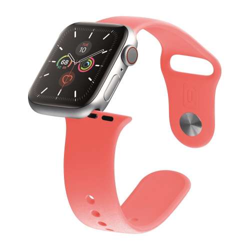 CELLULAR LINE 383120 Urban Λουράκι από Σιλικόνη για Apple Watch Πορτοκαλί 42/44mm