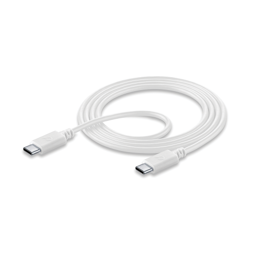 CELLULAR LINE 270420 USB Καλώδιο Συγχρονισμού και Φόρτισης Type-C (1,2m) Λευκό