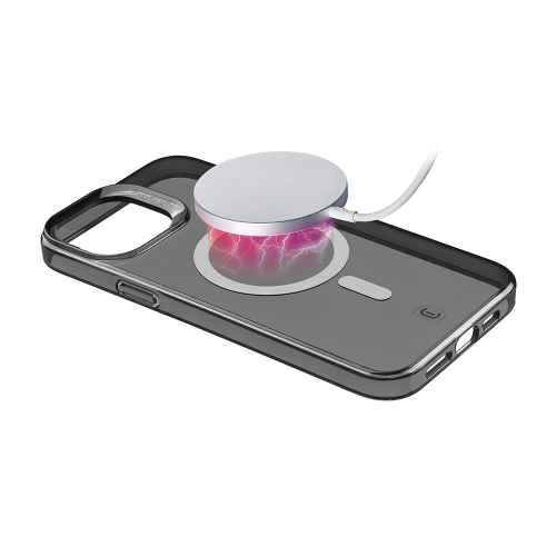CELLULAR LINE Μαγνητική Θήκη Κινητού για Magsafe Φορτιστή iPhone 15 Pro Μαύρη