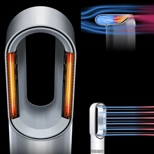DYSON AM15 Hot+Cool HF1 White/Silver