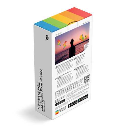 Polaroid Hi-Print 2x3 Generation 2 Pocket Photo Printer White 9128