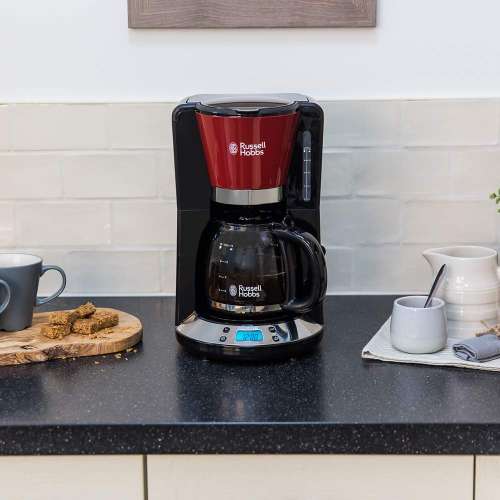 RUSSELL HOBBS 24031-56 Colours Plus Flame Red Coffee Maker