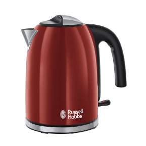 RUSSELL HOBBS 20412-70 Colours Plus Flame Red Kettle